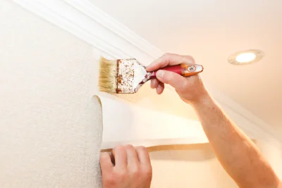 Pose de papier peint à Brusque — revêtements muraux et toiles de verre